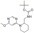 [1-(6-Methoxy-pyriMidin-4-yl)-piperidin-2-ylMethyl]-carbaMic acid tert-butyl ester CAS#: 1353989-74-8