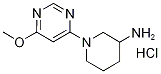 1-(6-Methoxy-pyriMidin-4-yl)-piperidin-3-ylaMine hydrochloride, 98+% C10H17ClN4O, 分子量 244.73 CAS#: 1185319-52-1