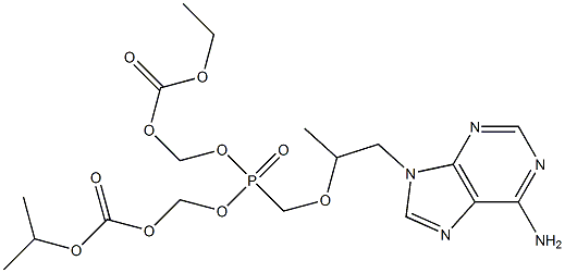 (((((1-(6-aMino-9H-purin-9-yl)propan-2-yl)oxy)Methyl)phosphoryl)bis(oxy))bis(Methylene) isopropyl Methyl dicarbonate CAS#: 1246812-43-0