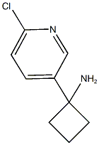 1-(6-chloropyridin-3-yl)cyclobutanamine CAS#: 1256810-23-7
