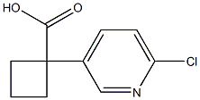 1-(6-chloropyridin-3-yl)cyclobutanecarboxylic acid CAS#: 1260666-35-0