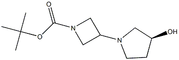 1-Azetidinecarboxylic acid, 3-[(3S)-3-hydroxy-1-pyrrolidinyl]-,1,1-diMethylethyl ester CAS#: 1257293-73-4