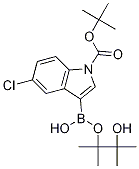 1-BOC-5-chloroindole-3-boronic acid, pinacol ester CAS#: 1218790-30-7
