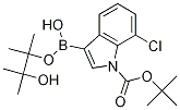 1-BOC-7-Chloroindole-3-boronic acid, pinacol ester CAS#: 1218790-31-8