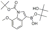 1-BOC-7-Methoxyindole-3-boronic acid, pinacol ester CAS#: 1218790-26-1