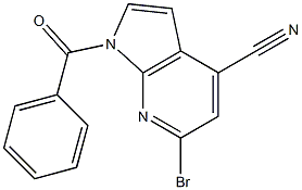 1-Benzoyl-4-cyano-6-broMo-7-azaindole CAS#: 1167056-85-0