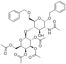 1-Benzyl 2-Acetamido-6-O-benzyl-4-(2,3,4,6-tetra-O-acetyl-b-D-galactopyranosyl)-2-deoxy-a-D-glucopyranoside CAS#: 71208-01-0