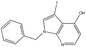 1-Benzyl-3-iodo-4-hydroxy-7-azaindole CAS#: 1227270-98-5