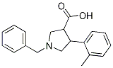 1-Benzyl-4-o-tolyl-pyrrolidine-3-carboxylic acid CAS#: 1161787-69-4