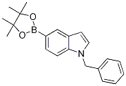 1-Benzyl-5-(4,4,5,5-tetramethyl-[1,3,2]dioxaborolan-2-yl)-1H-indole CAS#: 1206163-56-5