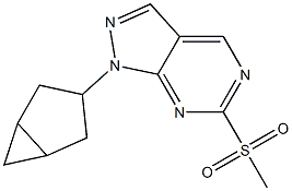 1-(Bicyclo[3,1,0]hexan-3-yl)-6-(methylsulfonyl)-1H-pyrazolo[3,4-d]pyrimidine CAS#: 1365170-20-2