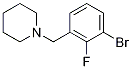 1-BroMo-2-fluoro-3-(piperidinoMethyl)benzene CAS#: 1355246-98-8