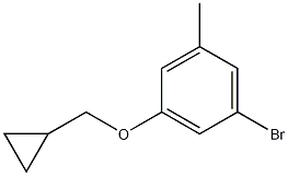 1-Bromo-3-(cyclopropylmethoxy)-5-methylbenzene CAS#: 1245563-11-4