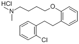 1-Butanamine, 4-(2-(2-(2-chlorophenyl)ethyl)phenoxy)-N,N-dimethyl-, hy drochloride CAS#: 72284-46-9