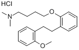 1-Butanamine, N,N-dimethyl-4-(2-(2-(2-methoxyphenyl)ethyl)phenoxy)-, h ydrochloride CAS#: 72279-03-9