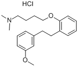 1-Butanamine, N,N-dimethyl-4-(2-(2-(3-methoxyphenyl)ethyl)phenoxy)-, h ydrochloride CAS#: 72279-04-0