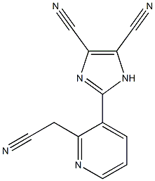 1-CyanoMethyl-4,5-dicyano-2-(3-pyridyl)iMidazole, 97% CAS#: 1347815-22-8