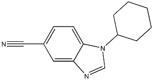 1-Cyclohexyl-1H-benzo[d]imidazole-5-carbonitrile CAS#: 1215206-71-5