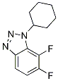 1-Cyclohexyl-6,7-difluoro-1,2,3-benzotriazole CAS#: 1365271-73-3