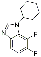 1-Cyclohexyl-6,7-difluoro-1,3-benzodiazole CAS#: 1365272-58-7