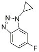 1-Cyclopropyl-6-fluoro-1,2,3-benzotriazole CAS#: 1365271-45-9