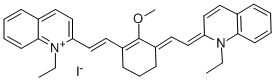 1-ETHYL-2-[(E)-2-(3-((E)-2-[1-ETHYL-2(1H)-QUINOLINYLIDENE]ETHYLIDENE)-2-METHOXY-1-CYCLOHEXEN-1-YL)ETHENYL]QUINOLINIUM IODIDE CAS#: 70446-28-5