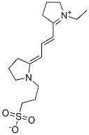 1-Ethyl-3,4-dihydro-5-[3-[1-(3-sulfonatopropyl)pyrrolidin-2-ylidene]-1-propenyl]-2H-pyrrolium CAS#: 70942-38-0