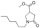 1-Hexyl-5-oxo-3-pyrrolidinecarboxylic acid methyl ester CAS#: 71548-53-3