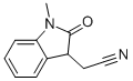 (1-METHYL-2-OXO-2,3-DIHYDRO-1H-INDOL-3-YL)ACETONITRILE CAS#: 70351-50-7