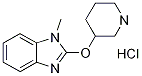 1-Methyl-2-(piperidin-3-yloxy)-1H-benzoiMidazole hydrochloride, 98+% C13H18ClN3O, 分子量 267.76 CAS#: 1185313-72-7