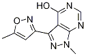 1-Methyl-3-(5-methylisoxazol-3-yl)-1H-pyrazolo[3,4-d]pyrimidin-4-ol CAS#: 1260876-64-9