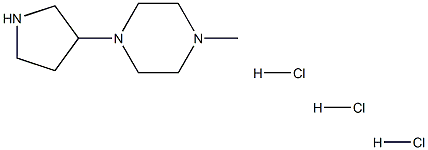 1-Methyl-4-(3-pyrrolidinyl)-piperazine 3HCl CAS#: 1390654-38-2