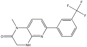 1-Methyl-6-(3-(trifluoroMethyl)phenyl)-3,4-dihydropyrido[2,3-b]pyrazin-2(1H)-one CAS#: 1303588-25-1