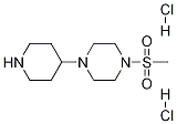 1-(Methylsulfonyl)-4-(piperidin-4-yl)piperazine (dihydrochloride) CAS#: 1089282-83-6