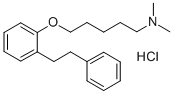 1-Pentanamine, N,N-dimethyl-5-(2-(2-phenylethyl)phenoxy)-, hydrochlori de CAS#: 72284-50-5