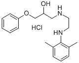 1-Phenoxy-3-((2-(2,6-xylidino)ethyl)amino)-2-propanol hydrochloride CAS#: 71314-17-5
