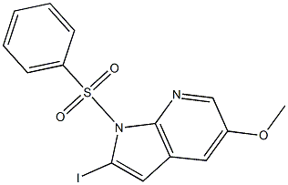 1-(Phenylsulfonyl)-2-iodo-5-Methoxy-7-azaindole CAS#: 1227267-13-1
