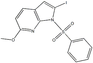 1-(Phenylsulfonyl)-2-iodo-6-Methoxy-7-azaindole CAS#: 1227270-18-9