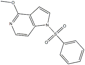 1-(Phenylsulfonyl)-4-Methoxy-5-azaindole CAS#: 1227270-22-5