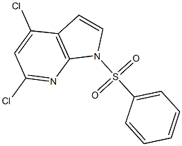 1-(Phenylsulfonyl)-4,6-dichloro-7-azaindole CAS#: 1227267-08-4