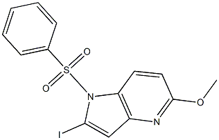 1-(Phenylsulfonyl)-5-Methoxy-2-iodo-4-azaindole CAS#: 1206181-42-1