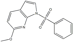 1-(Phenylsulfonyl)-6-Methoxy-7-azaindole CAS#: 1227268-64-5