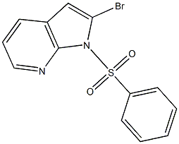 1-(Phenylsulphonyl)-2-broMo-7-azaindole CAS#: 1227271-03-5
