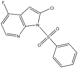 1-(Phenylsulphonyl)-2-chloro-4-fluoro-7-azaindole CAS#: 1227270-84-9