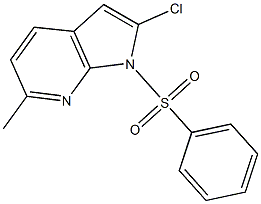 1-(Phenylsulphonyl)-2-chloro-6-Methyl-7-azaindole CAS#: 1227267-24-4