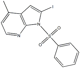 1-(Phenylsulphonyl)-2-iodo-4-Methyl-7-azaindole CAS#: 1227270-47-4