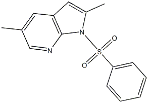 1-(Phenylsulphonyl)-2,5-diMethyl-7-azaindole CAS#: 1227270-58-7