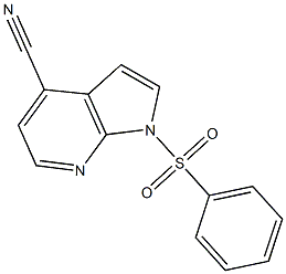 1-(Phenylsulphonyl)-4-cyano-7-azaindole CAS#: 1227269-45-5