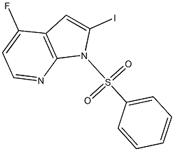 1-(Phenylsulphonyl)-4-fluoro-2-iodo-7-azaindole CAS#: 1227270-45-2