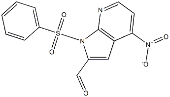 1-(Phenylsulphonyl)-4-nitro-7-azaindole-2-carbaldehyde CAS#: 1227270-49-6